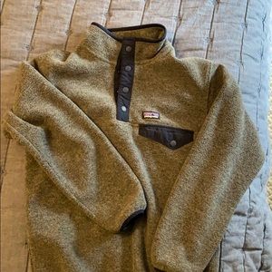 Boys grey with navy fleece sweatshirt